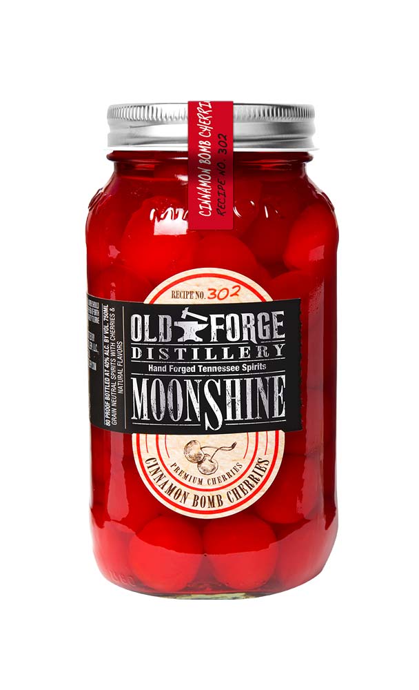 Cinnamon Bomb Moonshine Cherries